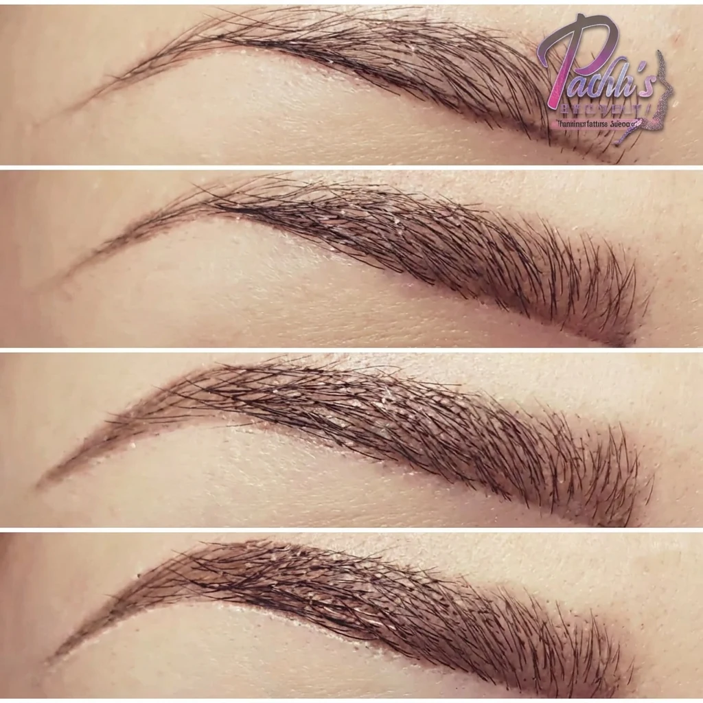 Etapas del diseño de cejas y microsombreado